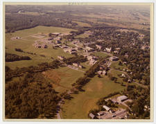 1970s aerial of complete campus