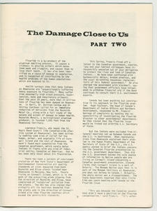 The Damage Close to Us:  Part Two