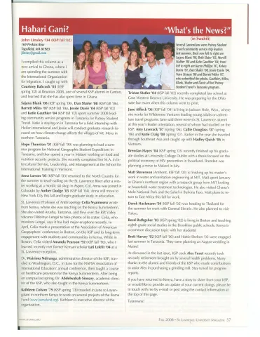 Fall 2008 Habari Gani