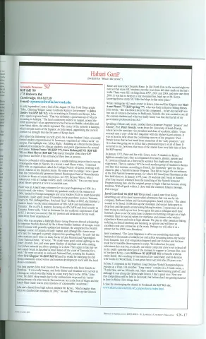 Habari Gani Report 2003-2004