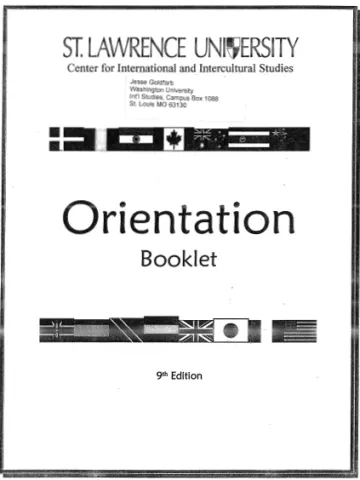 Orientation Booklet 9th Edition