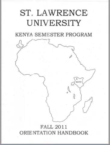 Fall 2011 Orientation Handbook