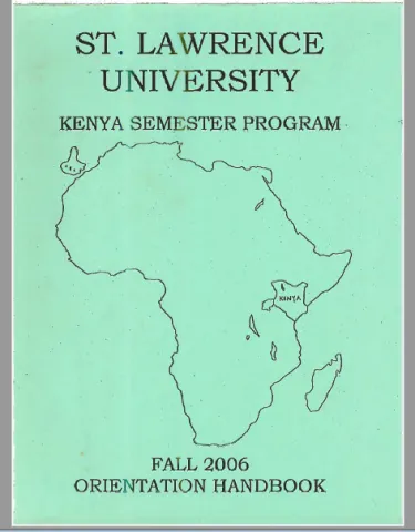 Fall 2006 Orientation Handbook