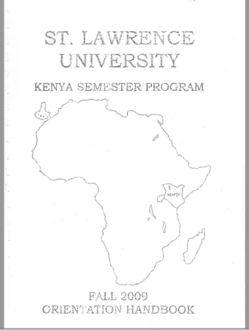 Fall 2009 Orientation Handbook