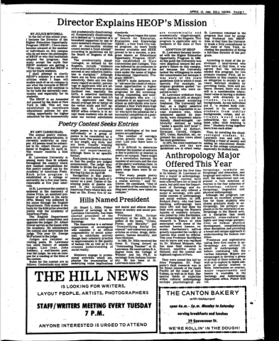 Anthropology Major Offered This Year