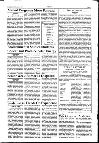 Abroad Programs Move Foward