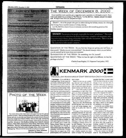 The Excellent Adventures of Staff Writer Ken Okoth In Denmark