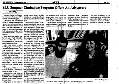 SLU Summer Zimbabwe Program Offers An Adventure