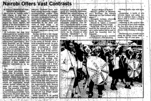 Nairobi Offers Vast Contrasts