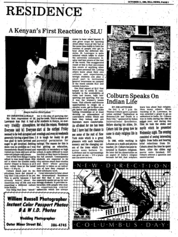 A Kenyan's First Reaction To SLU