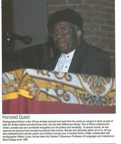 Chinua Achebe Deliver C.L.R James Lecture