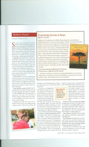 Habari Gani Spring 2011