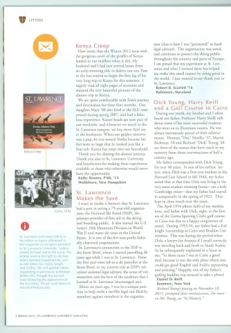 Spring 2012 Kenya Creep