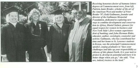 Honorary Doctor of Humane Letters