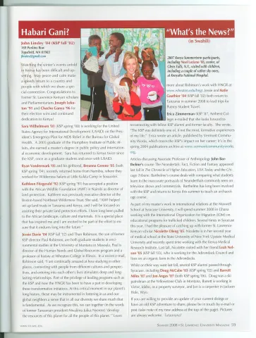 Summer 2008 Habari Gani