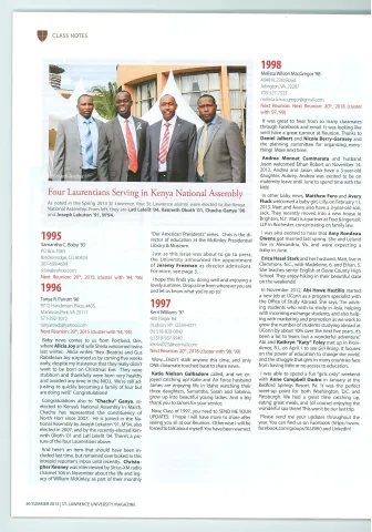 Summer 2013 Serving in Kenya National Assembly