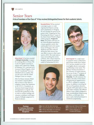 Summer 2014 Allison Paludi '14