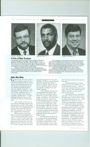 A Trio Of New Trustees