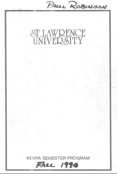 Fall 1990 Handbook