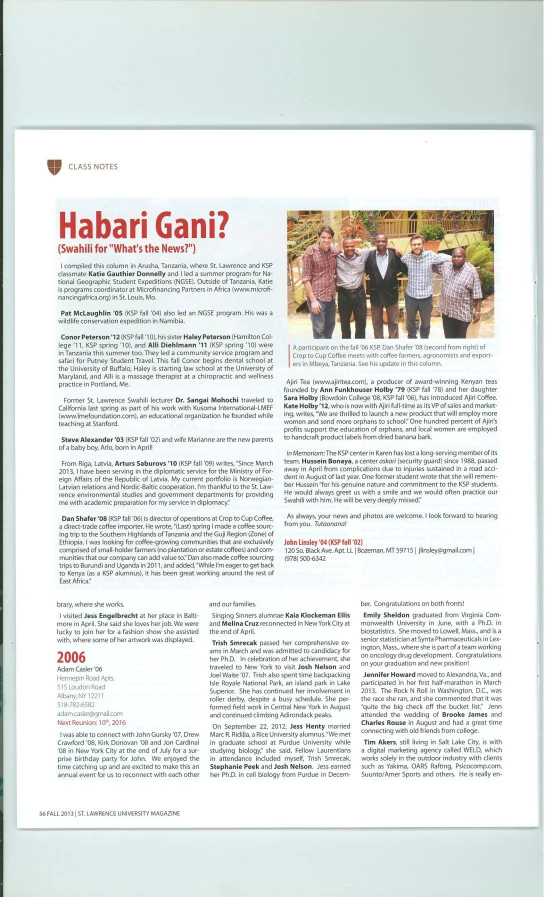 Habari Gani Fall 2013