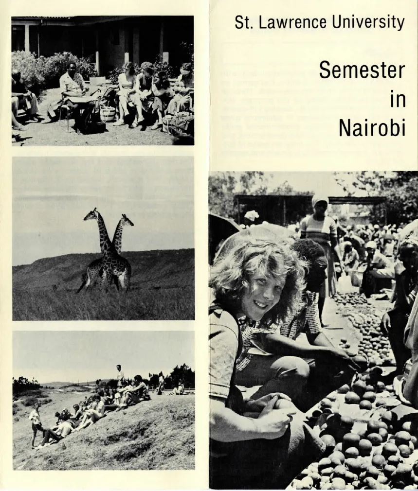Semester in Nairobi brochure Semester in Nairobi brochure