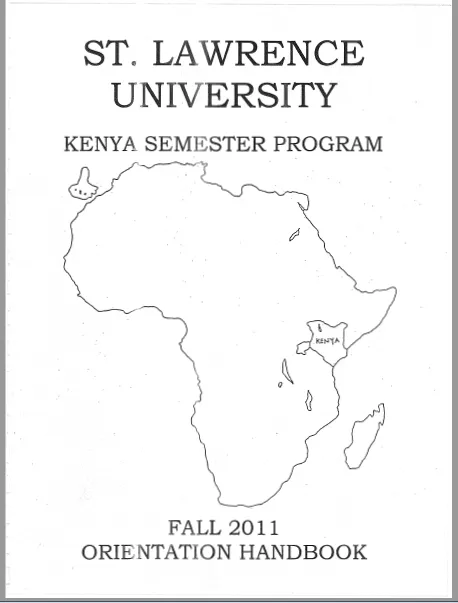 Fall 2011 Orientation Handbook
