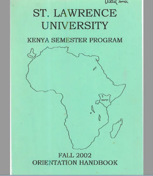 Fall 2002 Orientation Handbook