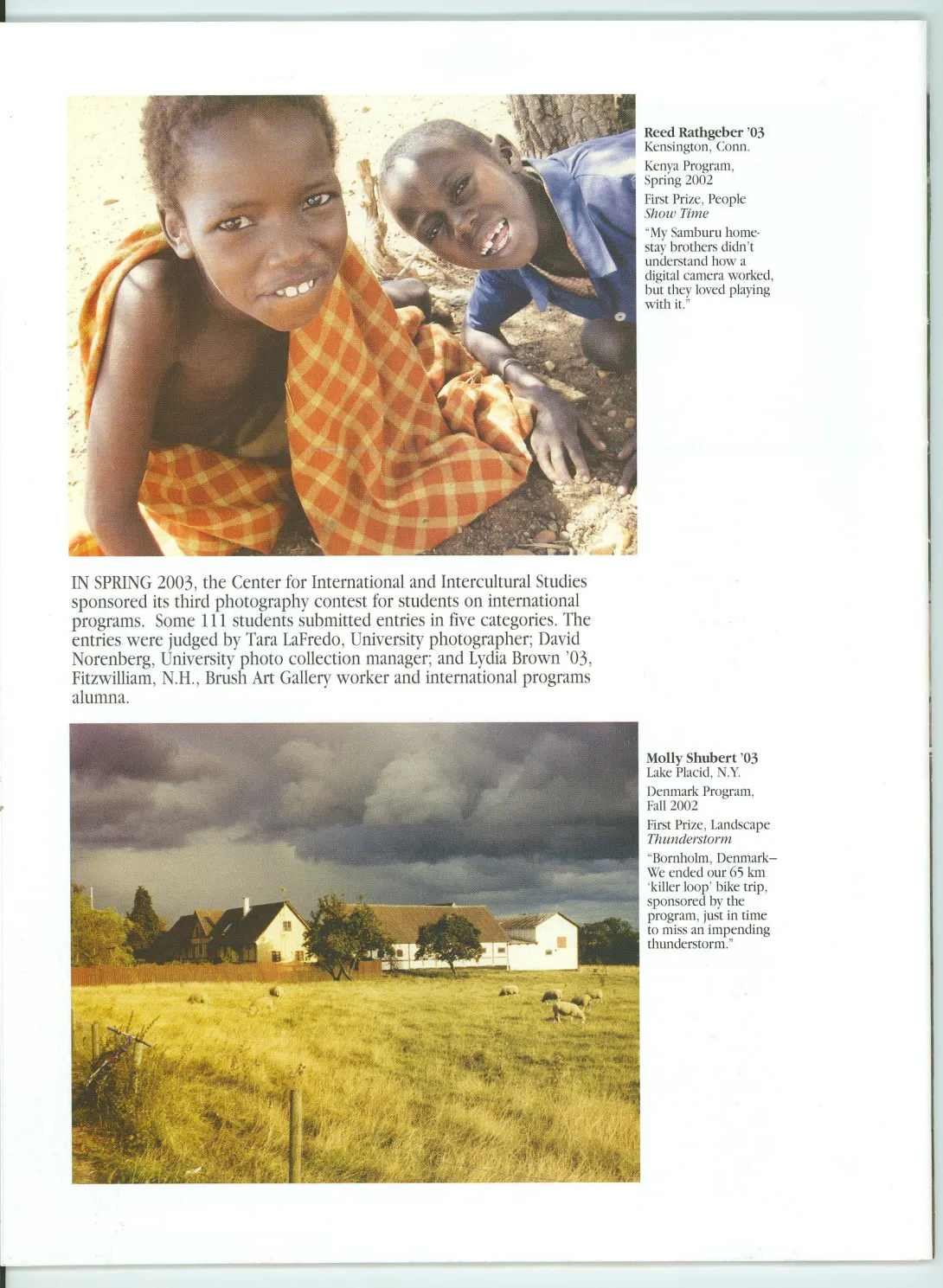 Samburu Homestay Spring 2003