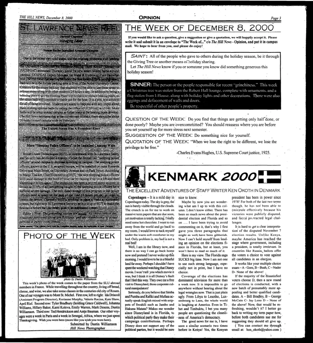 The Excellent Adventures of Staff Writer Ken Okoth In Denmark