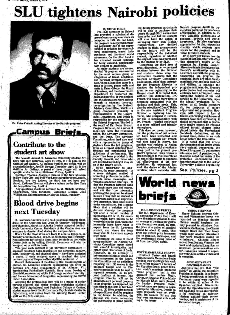 SLU tightens Nairobi policies