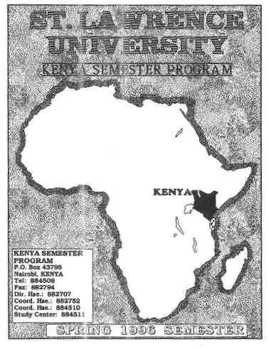 Spring 1996 Kenya Semester Program