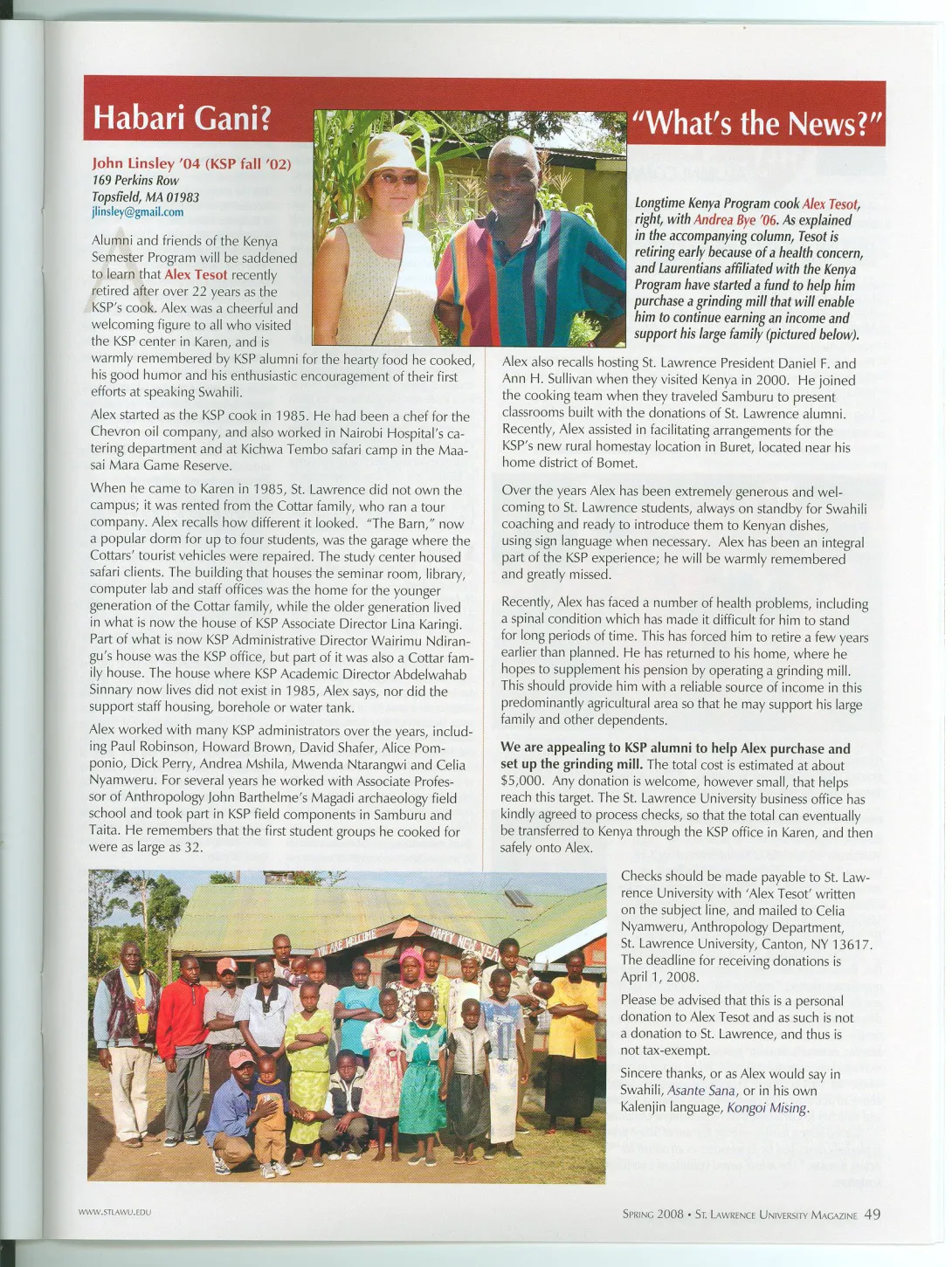 Spring 2008 Habari Gani