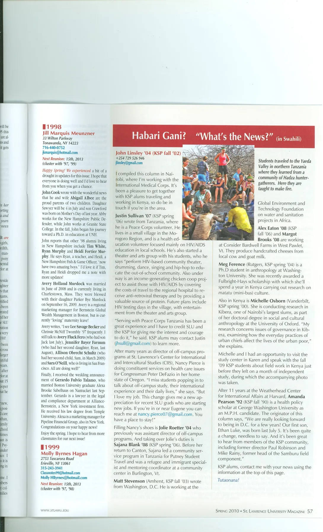 Spring 2010 Habari Gani