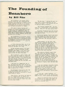 The Founding of Beanboro