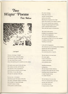 Two Winter Poems