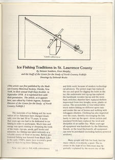 Ice Fishing Traditions in St. Lawrence County