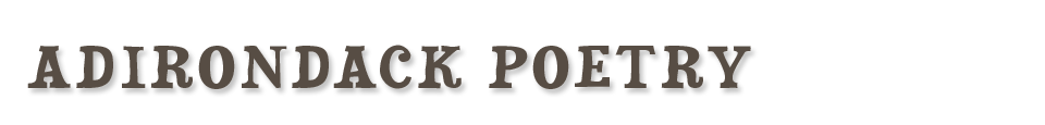 Adirondack Poetry